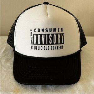 Black and White Trucker Hat